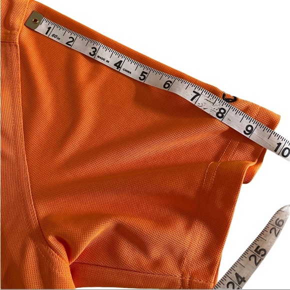 Callaway Golf Orange Opti-Dri Jersey Knit Golf Polo Shirt Men’s Sz Medium - Picture 7 of 8